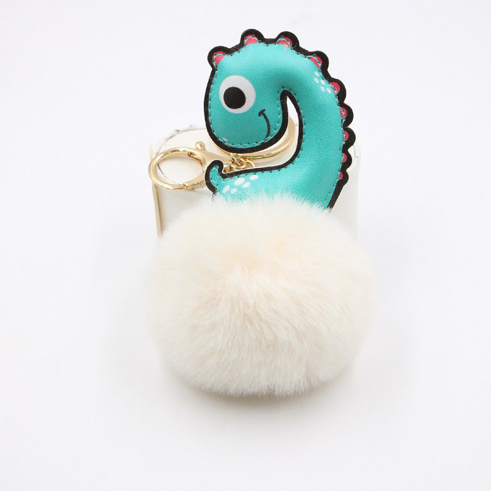 Wholesale Cute Dinosaur Women's Bag Plush Keychain